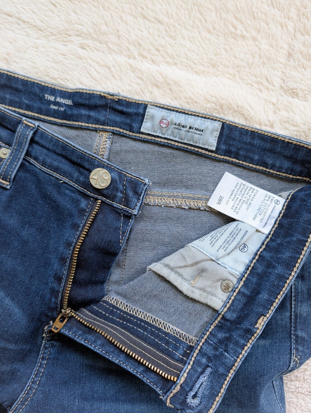 Adriano Goldschmied The Angel Low Rise Bootcut Leg Jeans - Picture 4 of 5
